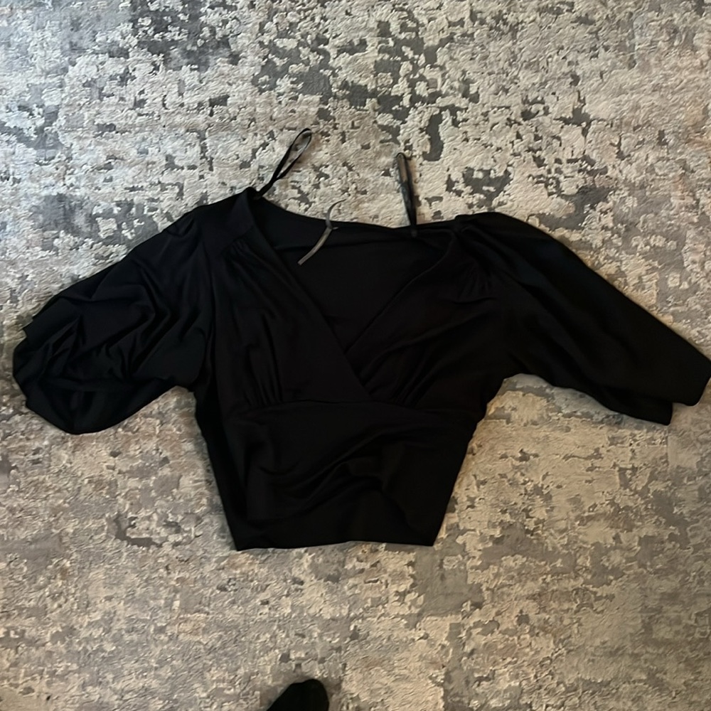Black Anthropologie Blouse Size S